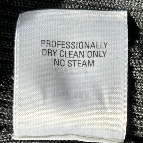 Nordstrom silk long sleeve button down ribbed cardigan twin set w/shell | Size M - Picture 14 of 15